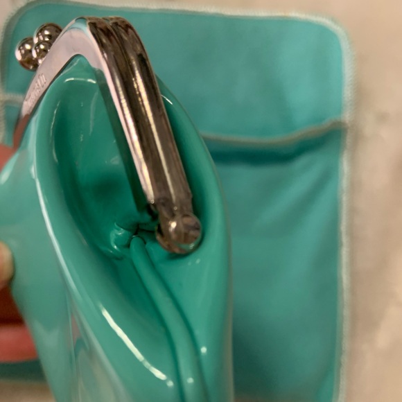 Tiffany & Co- Tiffany Blue Patent Leather Coin Purse 4 Piece Set RARE NWT - Picture 11 of 12